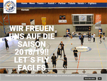 Tablet Screenshot of eagles-basketball.de